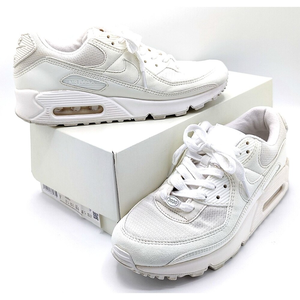 Authentic Nike Air Max 90 Shoes Mens Size 7 White Sail Cream CT2007-100 Sneaker